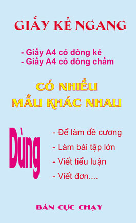 Giấy A4 có dòng kẻ